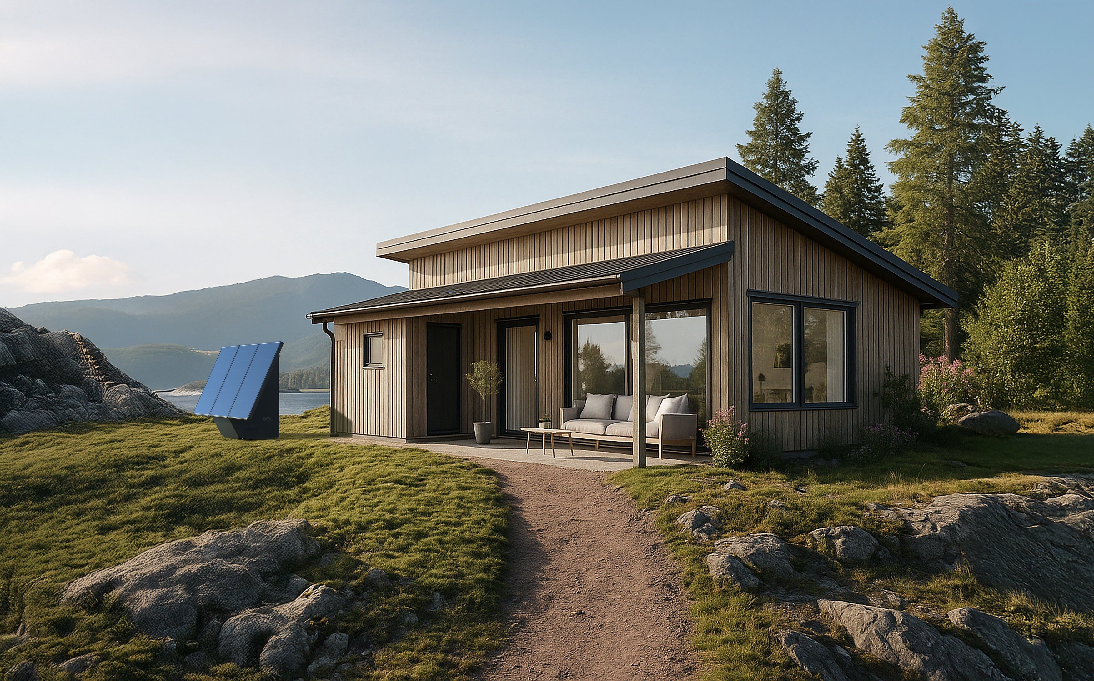 Sowin Power kraftstasjon i naturen